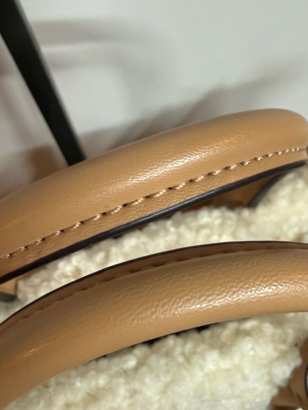 Michael Kors Mirella Small Faux Shearling Crossbody Bag - Picture 6 of 8
